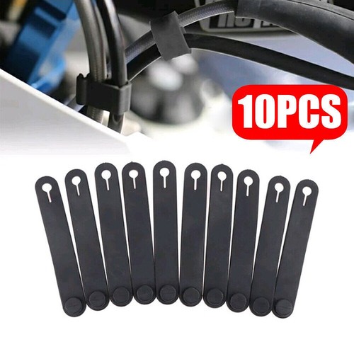 10x black rubber motorcycle - rubber,