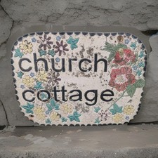 Vintage Hand painted House