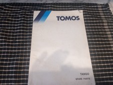 Tomos tango mopeds factory parts catalogue