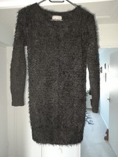 Black Fluffy Eyelash Jumper
