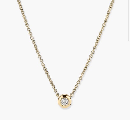 Diamond necklace 14k yellow - diamond,
