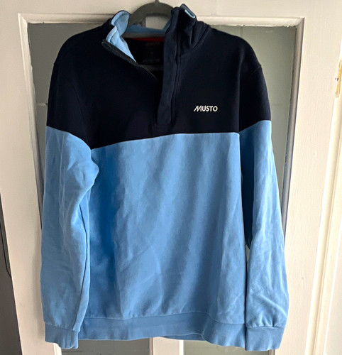 Musto mens colourblock - 1/4, zip