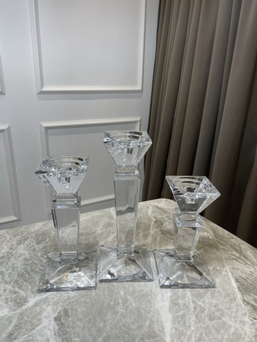 Set large glass crystal - set,