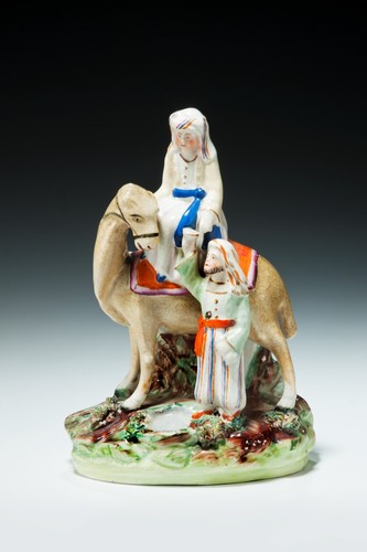 Victorian staffordshire lady - staffordshire,