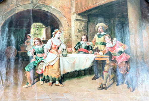 Vtg original oil painting - original,