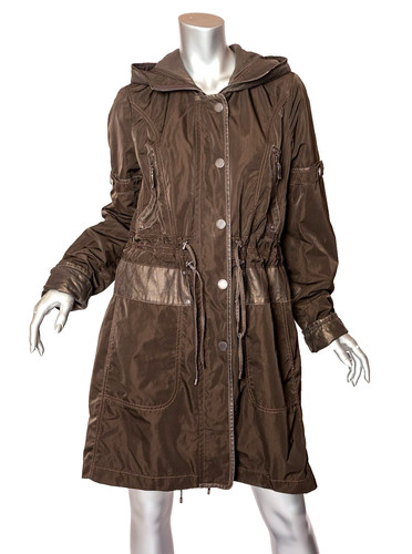 Creenstone dark khaki hooded - creenstone,