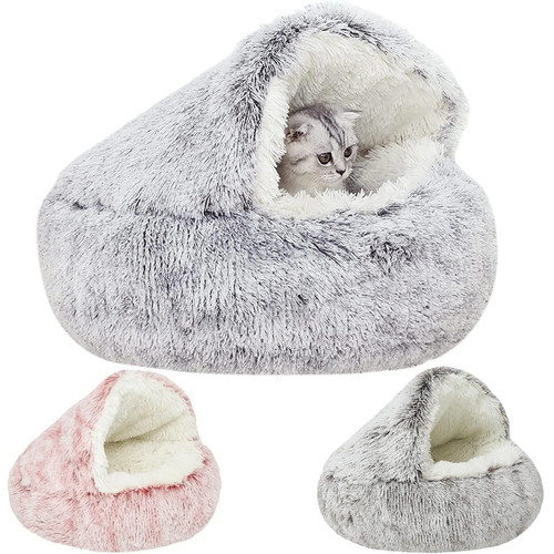 Dog cat bed hooded - cat, pet