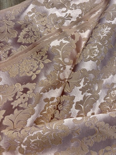 Vintage silk cotton lampas - vintage,