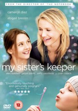 My Sister's Keeper DVD (2009) Cameron Diaz, Cassavetes (DIR) cert 12 Great Value