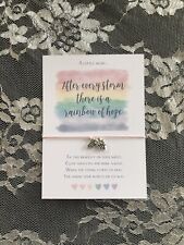 Rainbow Baby IVF Fertility Wish Bracelet Gift Charm Pregnancy Gift