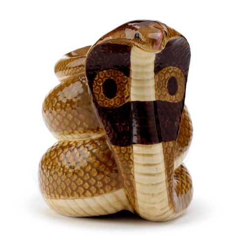 Cobra snake shaped ceramic - snake,