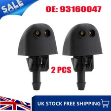 2x WINDSCREEN WASHER JETS