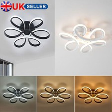 Modern Lamp LED Ceiling Light Chandelier Lights Living Room Dimmable Bedroom