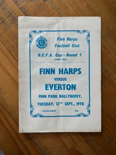 Finn harps everton - v, cup