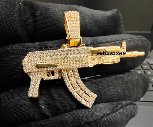 Men 47 gun pendant in - men's,