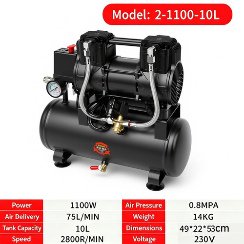 Air compressor electric - electric, 10l