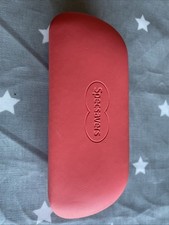 Orange Coral  Glasses Case -