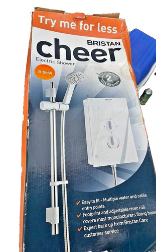Bristan cheer 5kw - 8.5kw, white