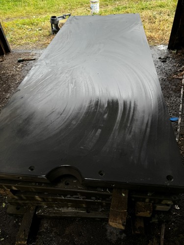 Slate bed snooker table - bed,