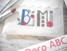 BEAUTIFUL ART DECO ALPHABET CROSS STITCH CHARTS. CHARITY SALE ?