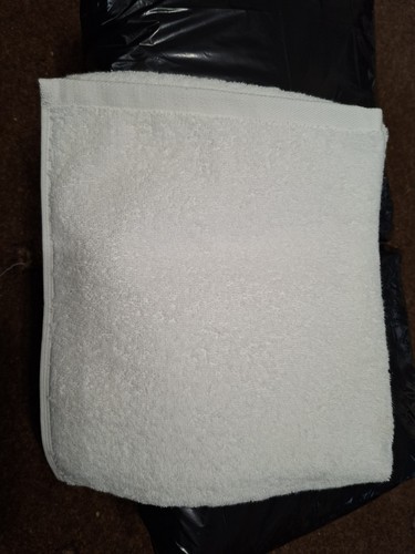 Plain white hand towels - hand,