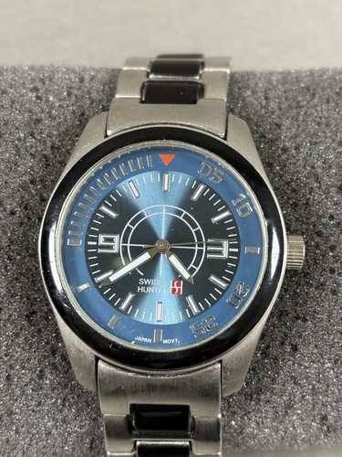 Swiss hunter wrist watch blue - hunter,