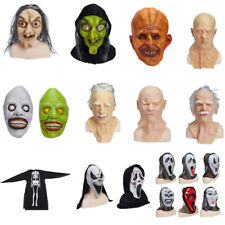 Halloween Scream Masks DIY Old Man Face Mask Skeleton Costume Fancy Dress Outfit