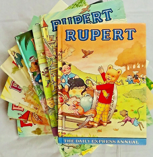 Rupert bear annual books - bear,