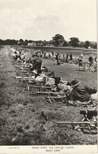RPN firing Point, The Century Range, Bisley, Surrey postcard