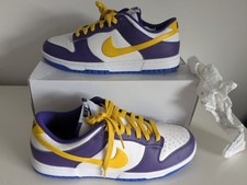Nike ID Dunk Low By You Lakers Purple Yellow White Men's