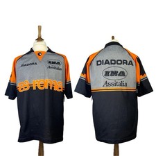 Authentic Rare Vintage Diadora AS Roma Training Football Shirt 1997–98 – Size XL