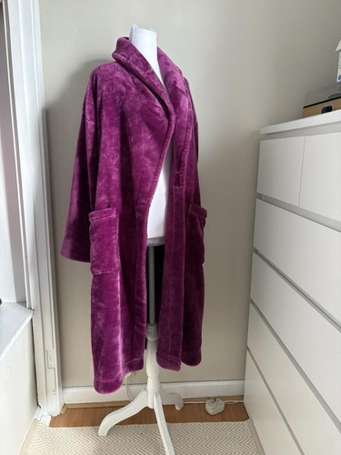 Purple bathrobe dressing - m&s,