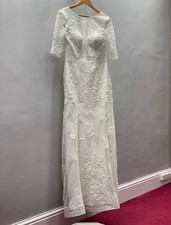 Maggie Sottero Blake Ivory Wedding Dress – UK Size 14 + Additional lace