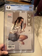 NYX #4 CGC 9.0 WP 1st app Tatiana (2004 Marvel)
