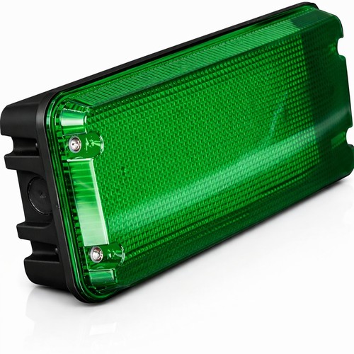 Led green outdoor wall - green,