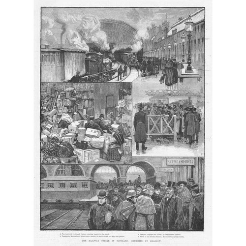 Glasgow railway strike - railway, in