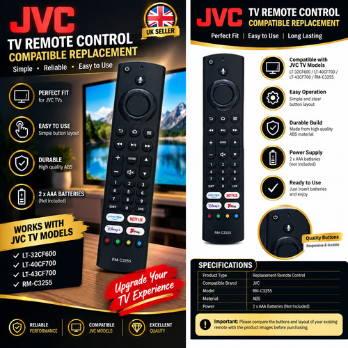 New c3255 voice remote - new,