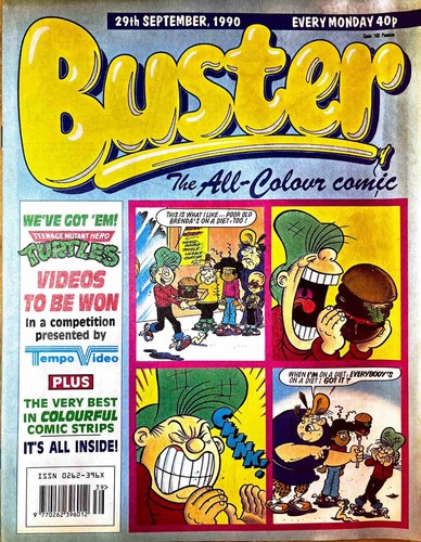 Buster comic vintage 1990s - comic,
