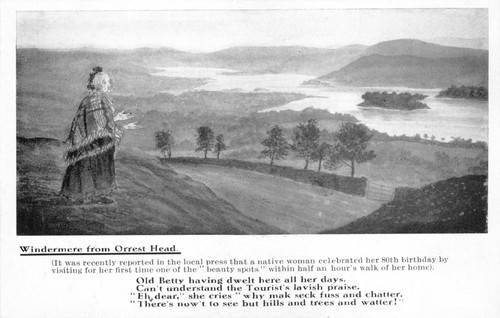 Postcard windermere from - -,