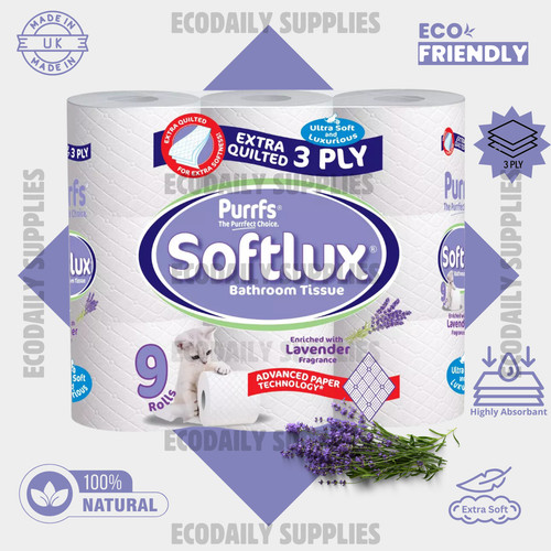 Softlux 3ply quilted - 3ply, toilet