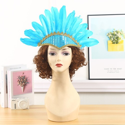 Feather headwear colorful - headwear,
