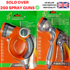 Garden Hose Spray Gun Attachment Hozelock Nozzle Garden Water 7 Multi Sprays UK