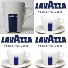 Lavazza Cup & Saucer Complete Set With Mug Barista Espresso Cappuccino Americano