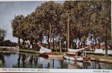 OLD POSTCARD NORFOLK BROADS