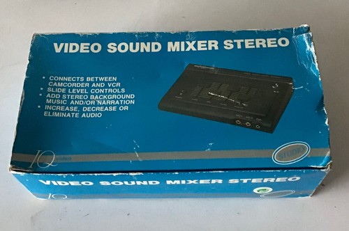 Video sound mixer stereo iq - sound,