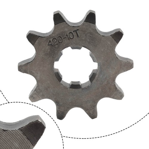 420chain 17mm 10t - 420chain, front