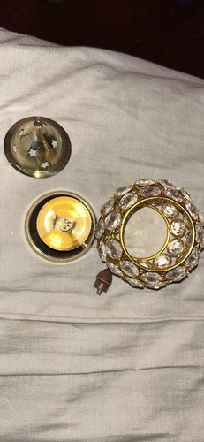 Puja pujari crystal diya - n, oil
