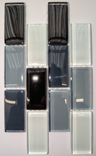 Crystal black white - black,,