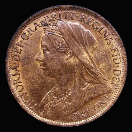 Penny 1900 unc - 1900, lustrous