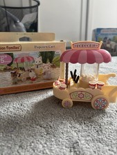 Discontinued Sylvanian Families Popcorn Cart Set